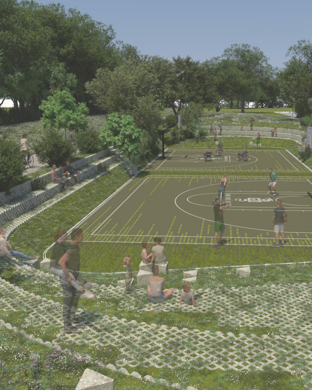 Opening of the GOGI & GIGI Basketball Court