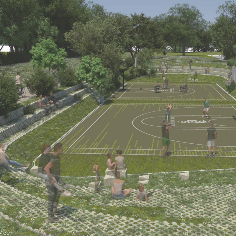 Opening of the GOGI & GIGI Basketball Court