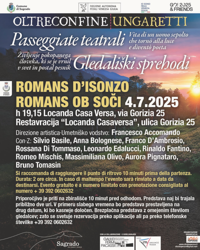 "Oltreconfine Ungaretti", theatrical walk 
