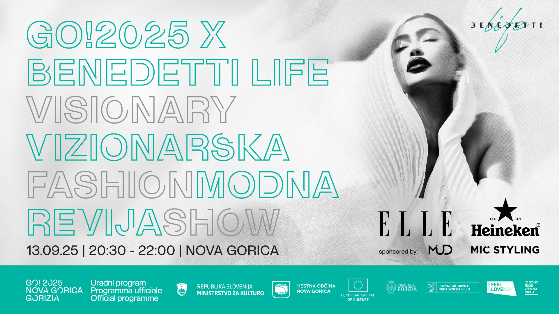 GO!2025 x Benedetti Life – Uno spettacolo visionario di moda a Nova Gorica