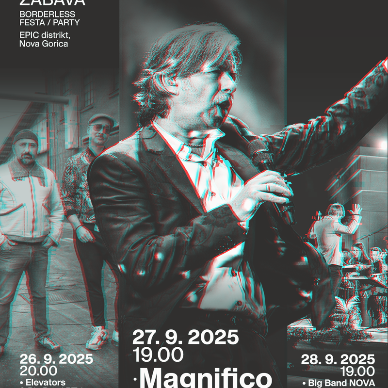 Borderless Party: Magnifico, Elevators, Big band NOVA