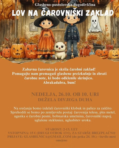 Glasbeno-pustolovska dogodivščina: Lov na čarovniški zaklad
