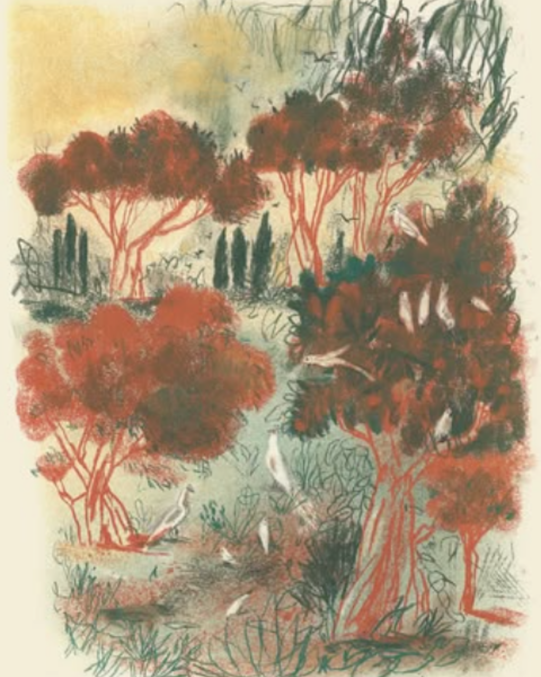 Ana Zavadlav: Landscapes of Calvino' fairytales | Exhibition