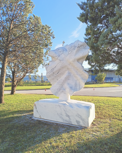 Inaugurazione della scultura di Beatrice Taponecco: Sconfinando / Oltrepassare i confini