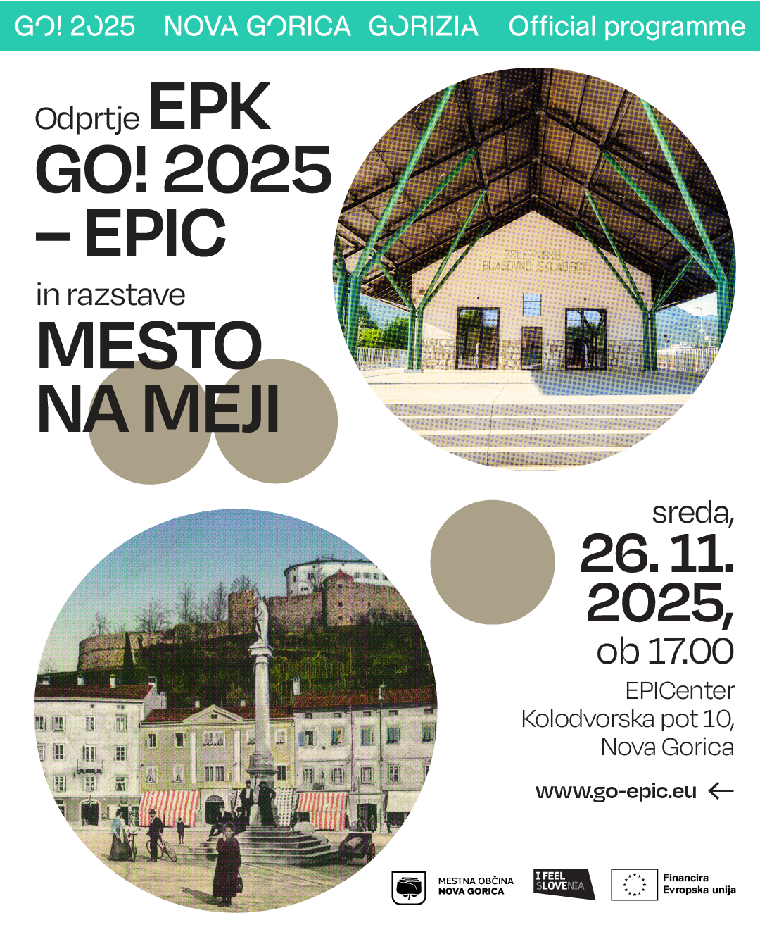 Odprtje EPK GO! 2025 – EPIC in razstave Mesto na meji