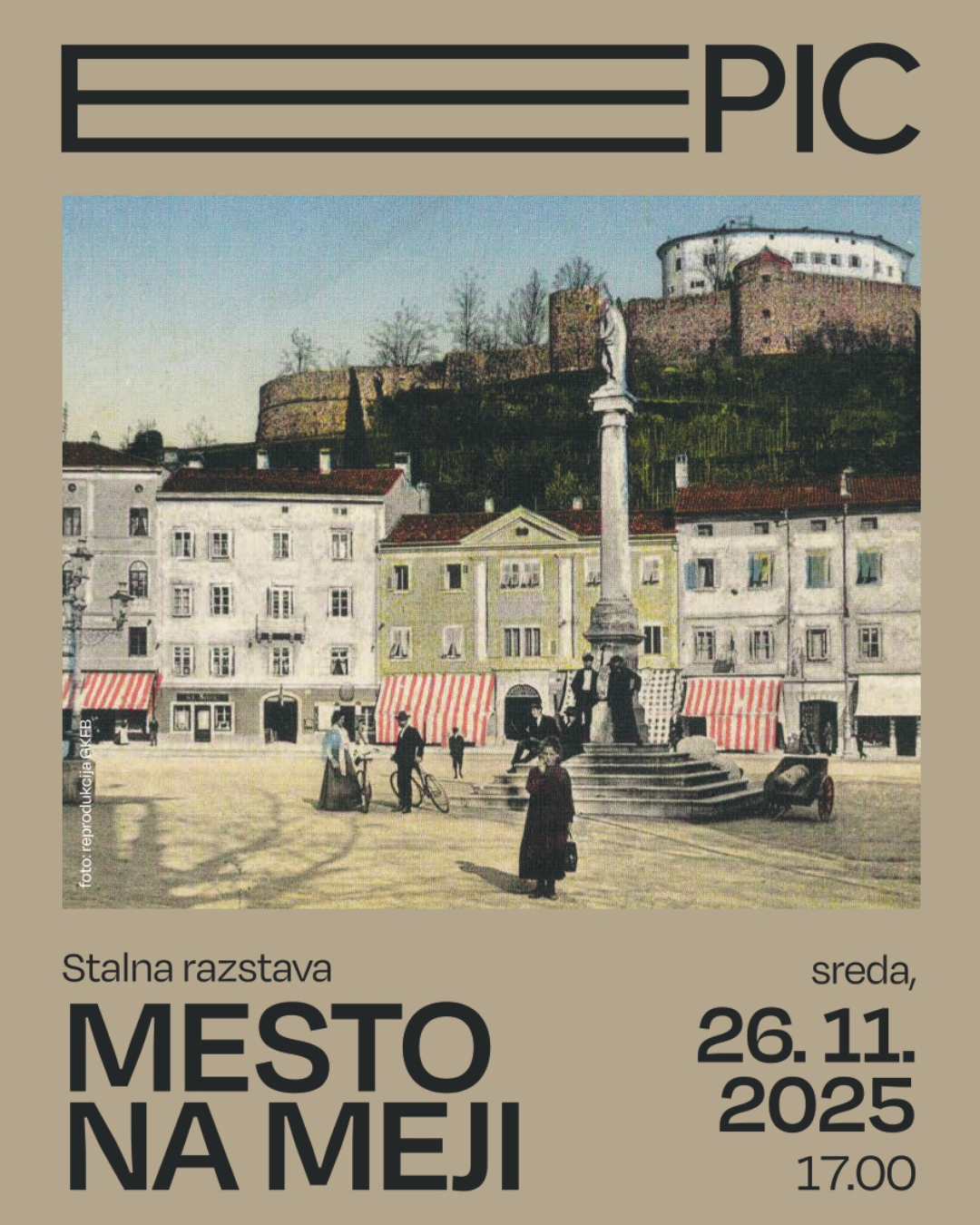 Mesto na meji – stalna razstava v EPICu