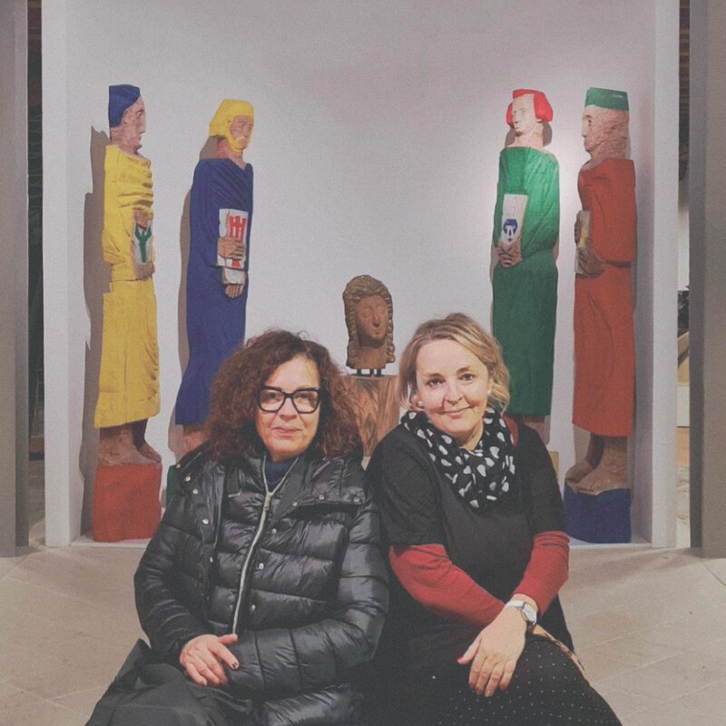 Emanuela Uccello and Pavla Jarc, Italian and Slovenian curators in a joint project