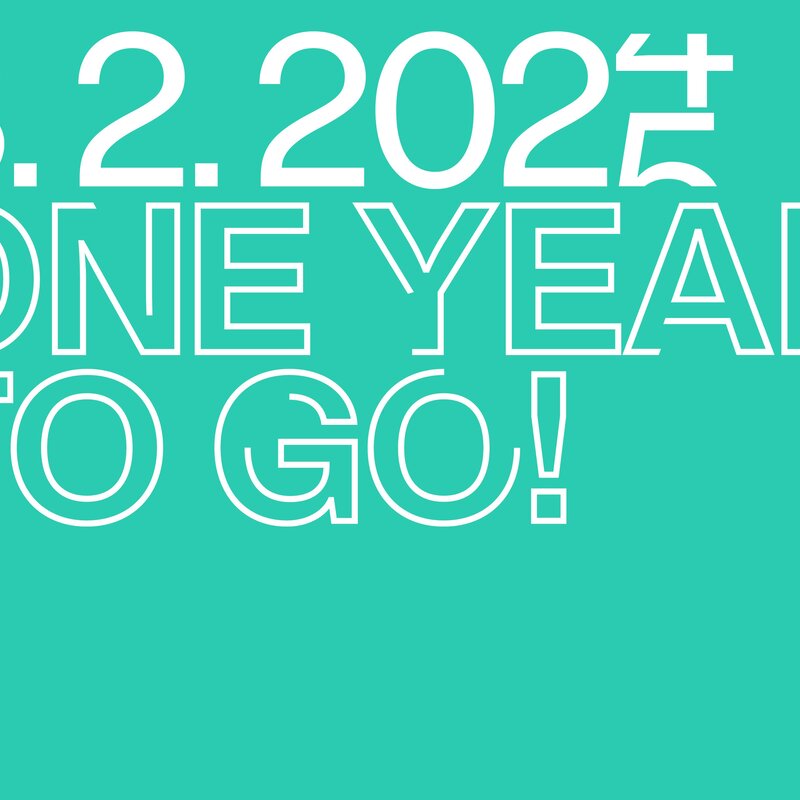  8 February 2024, one year to go! 