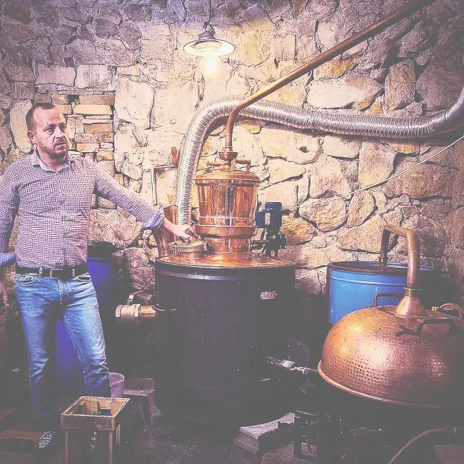 Degustazione di liquori con Klemn Bizjak