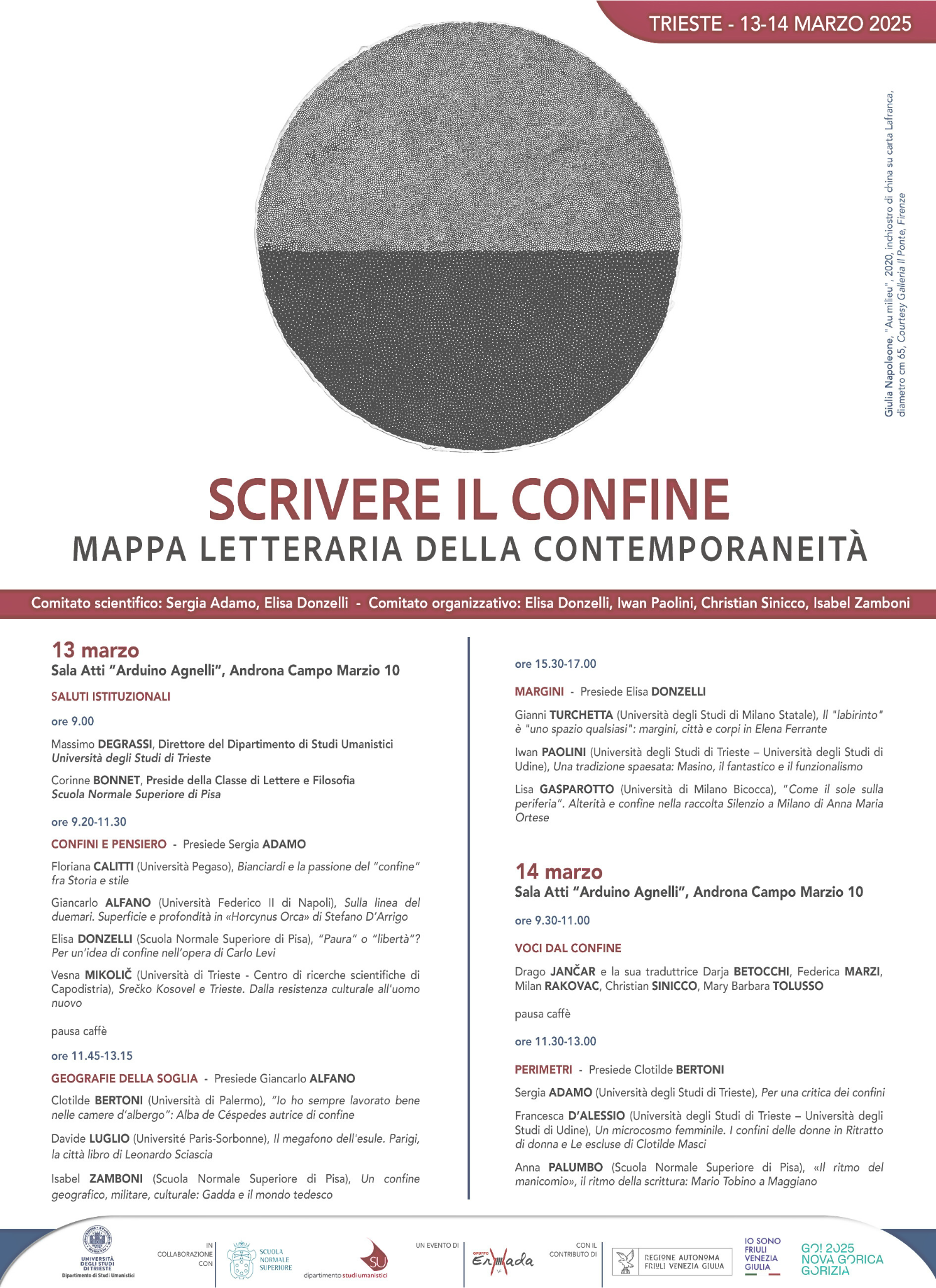 SCRIVERE IL CONFINE  Mappa letteraria della contemporaneità