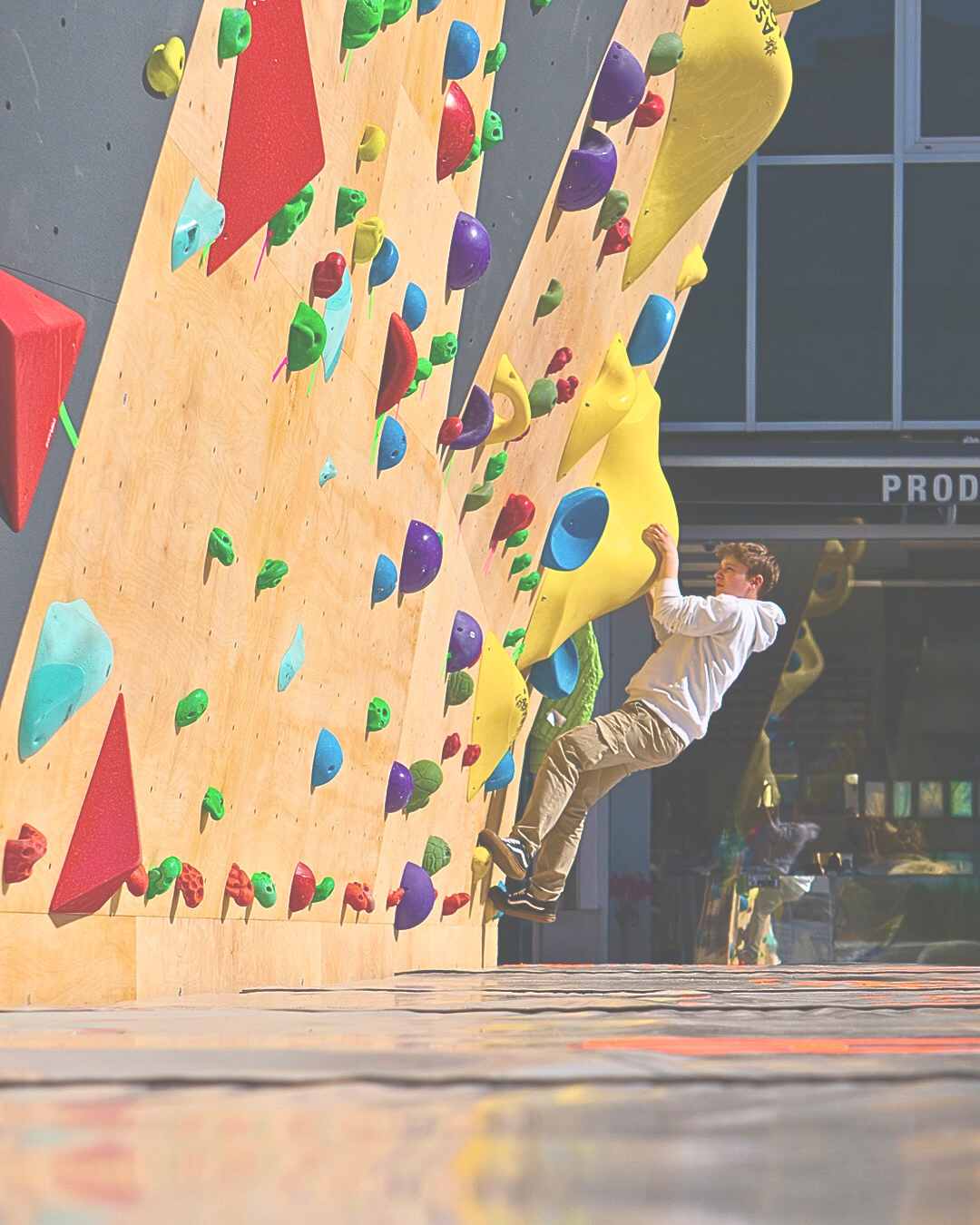 Parete di arrampicata mobile “Walls On Wheels” Parete di arrampicata mobile “Walls On Wheels”
