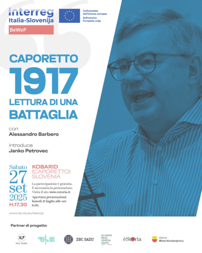 Alessandro Barbero in Kobarid