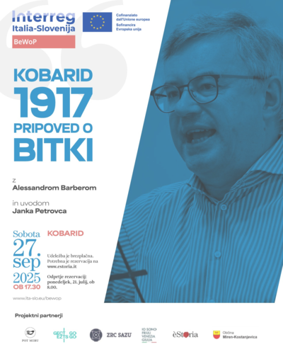 Alessandro Barbero in Kobarid