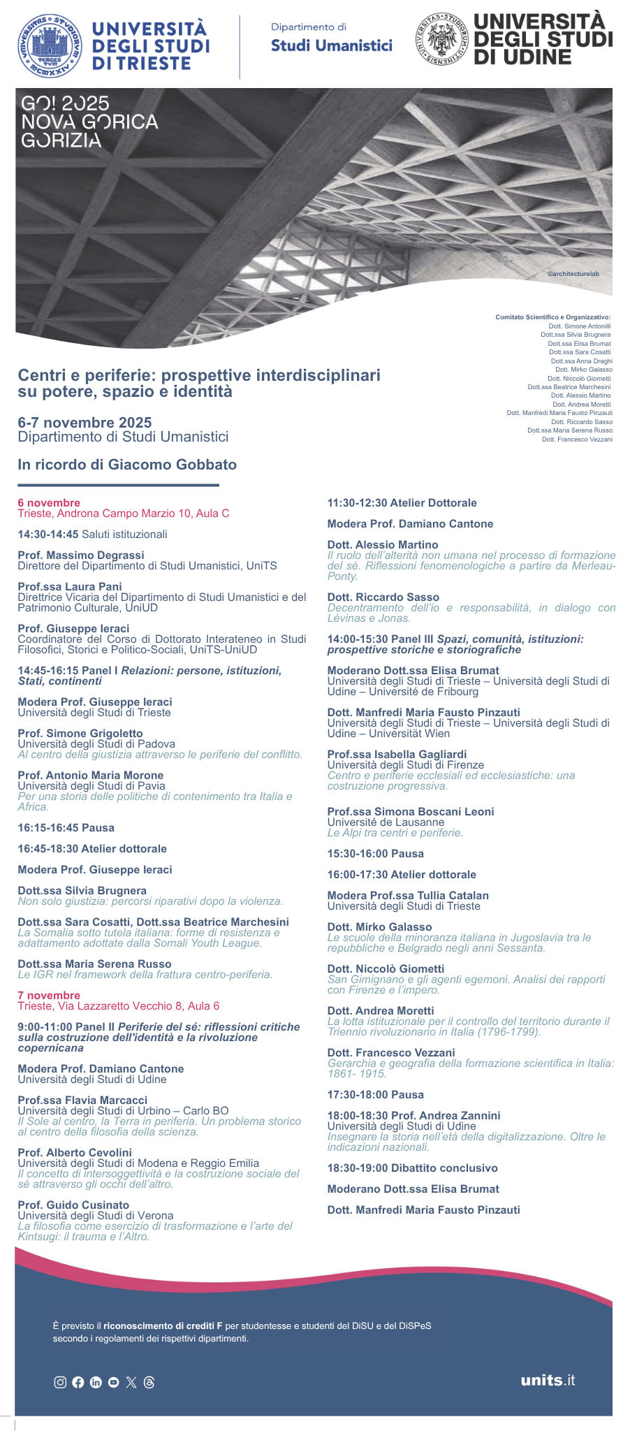 Centri E Periferie Prospettive Interdisciplinari Su Potere Spazio E Identita In Ricordo Di Giacomo Gobbato