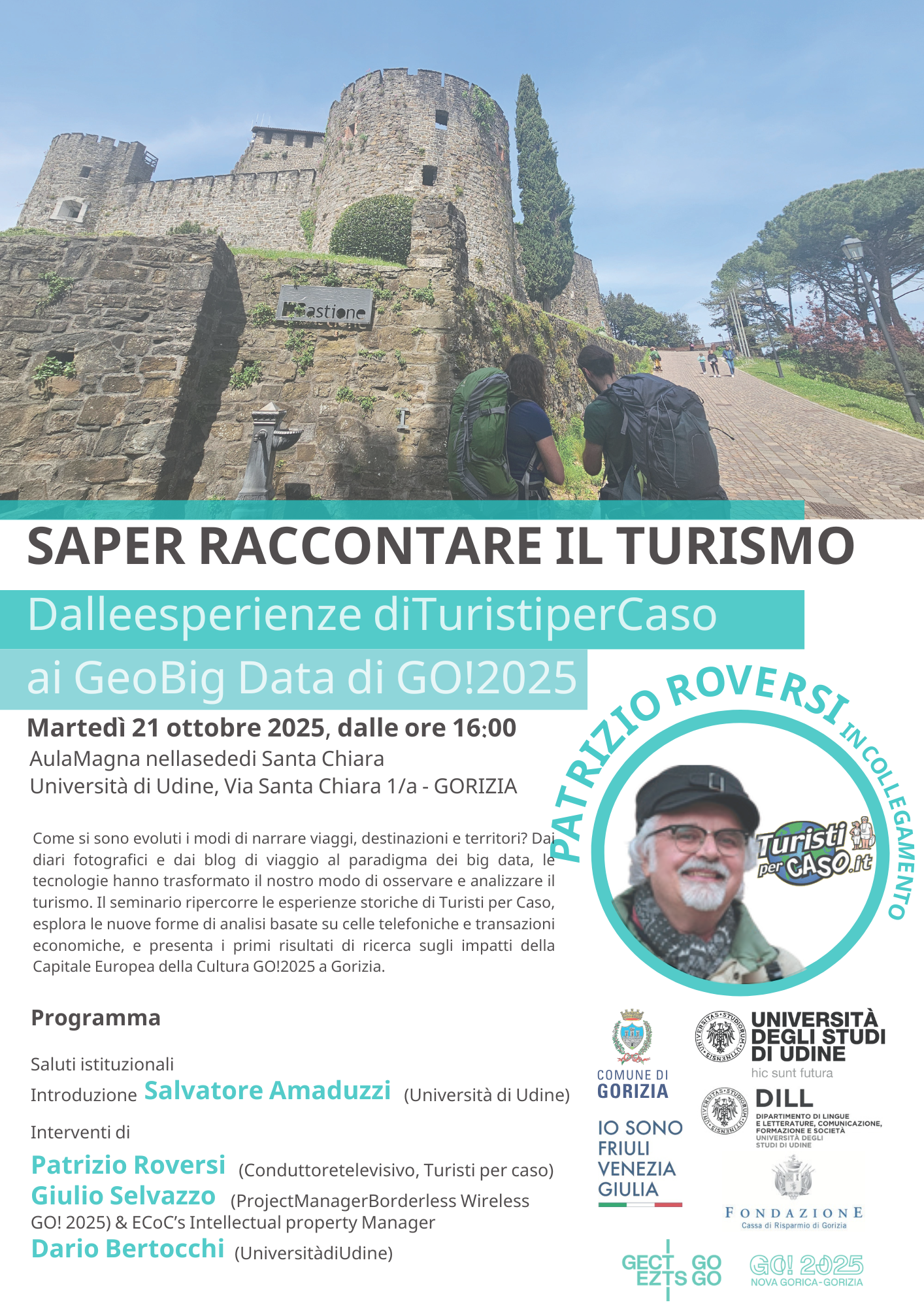 SAPER RACCONTARE IL TURISMO. Dalle esperienze di Turisti per Caso ai Geo Big Data di Go!2025