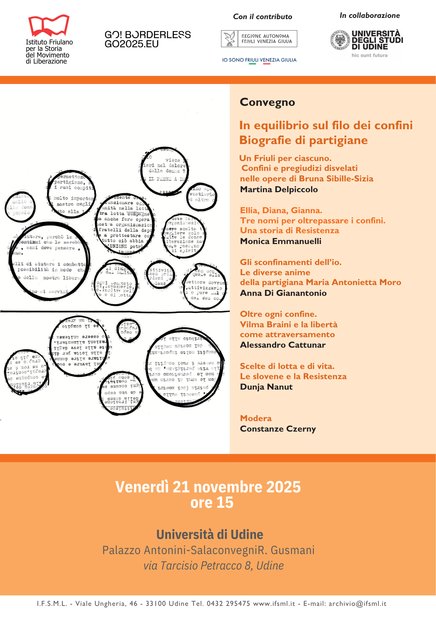 In equilibrio sul filo dei confini. Biografie di partigiane