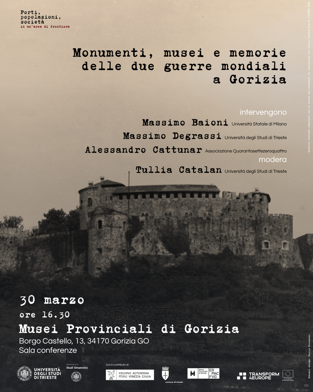 Monuments, Museums and Memories of the Two World Wars in Gorizia