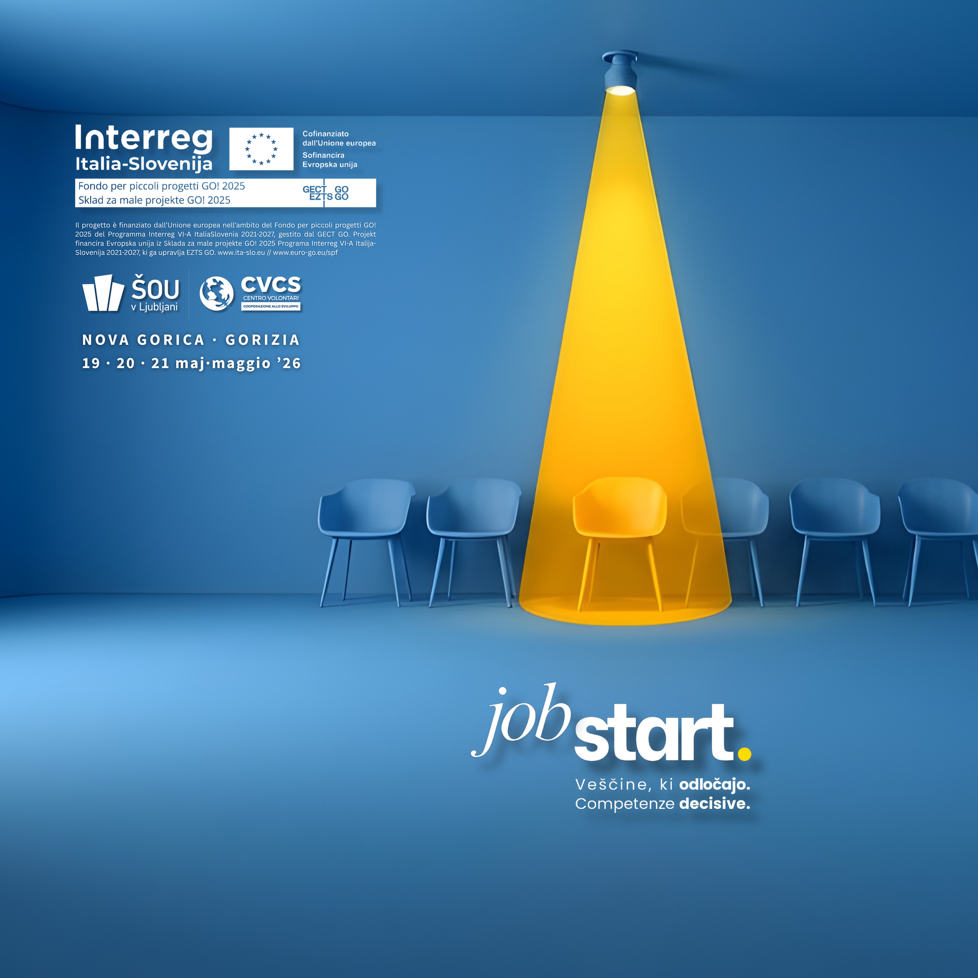 Evento formativo per studentesse e studenti universitari d’Italia e Slovenia “JobSTART – Il giorno dopo la laurea”
