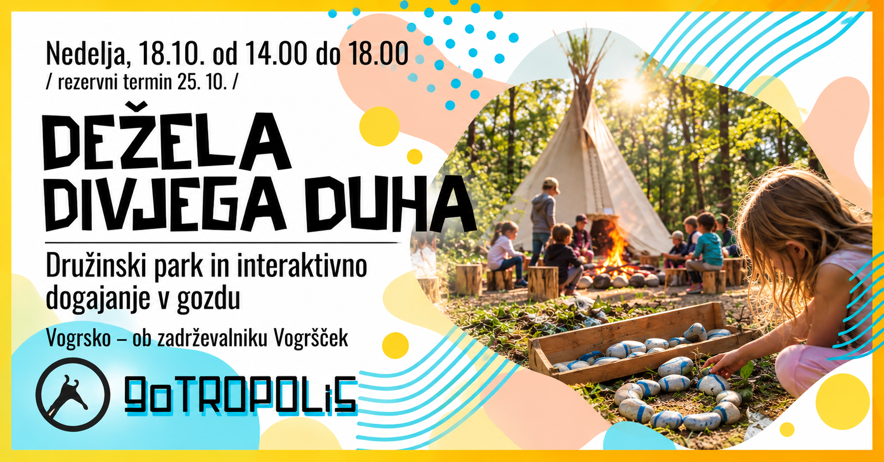 DEŽELA DIVJEGA DUHA - Družinski park in interaktivno dogajanje v gozdu