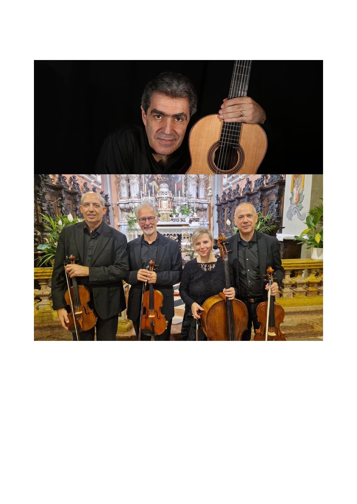 GUITAR AND STRING QUARTET ON THE THRESHOLD OF CLASSICISM
