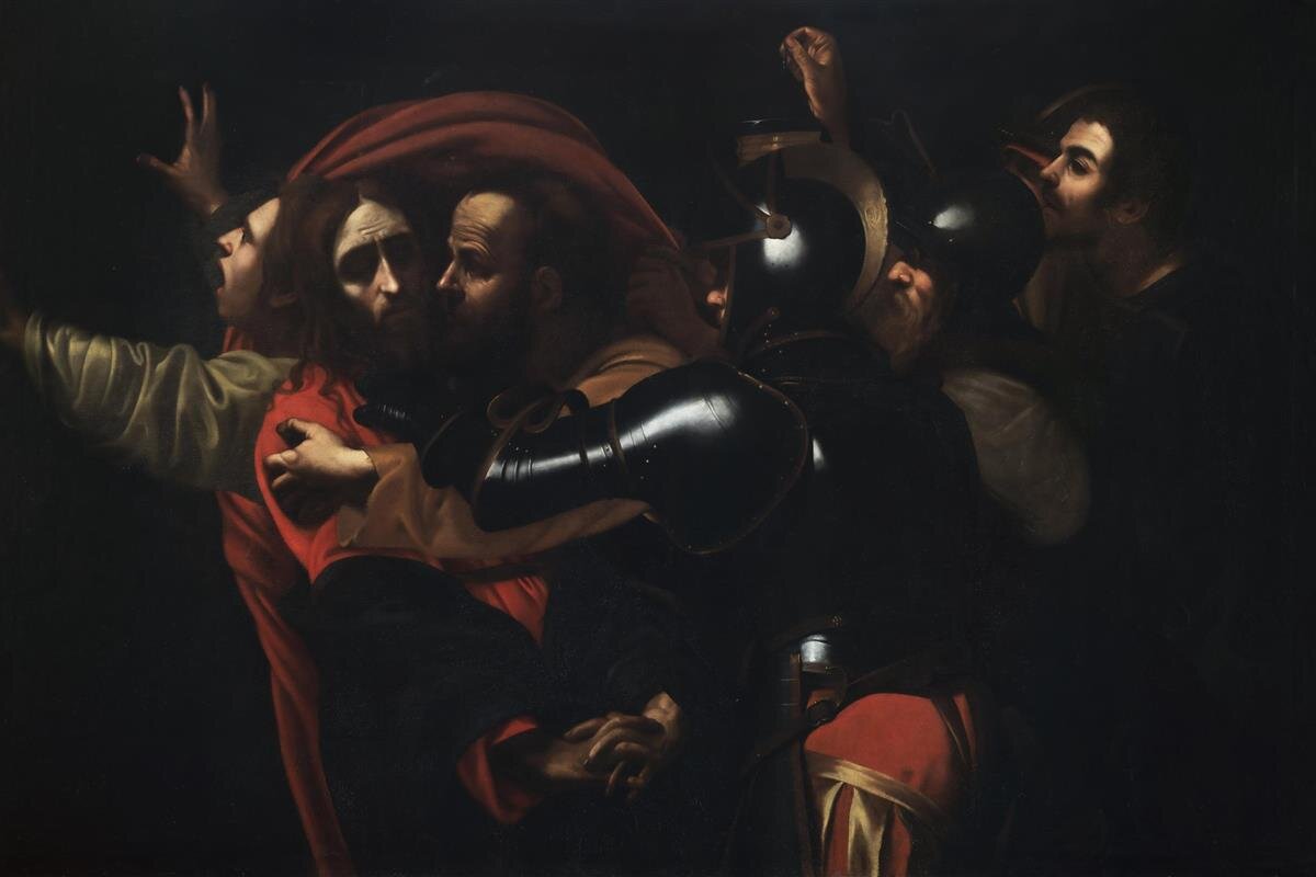 La Presa di Cristo di Caravaggio dalla Collezione Ruffo