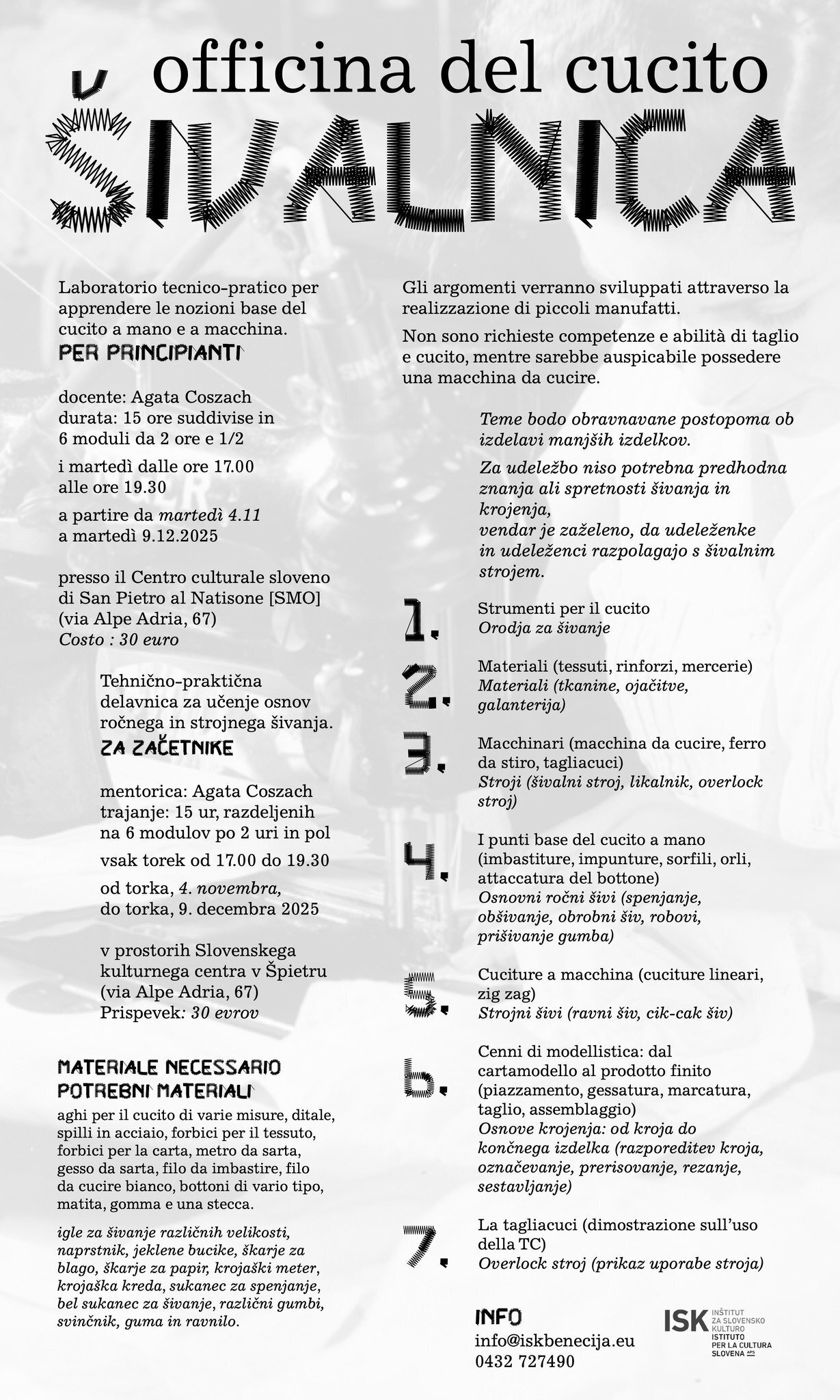 Šivalnica: Sewing Workshop Šivalnica: Sewing Workshop