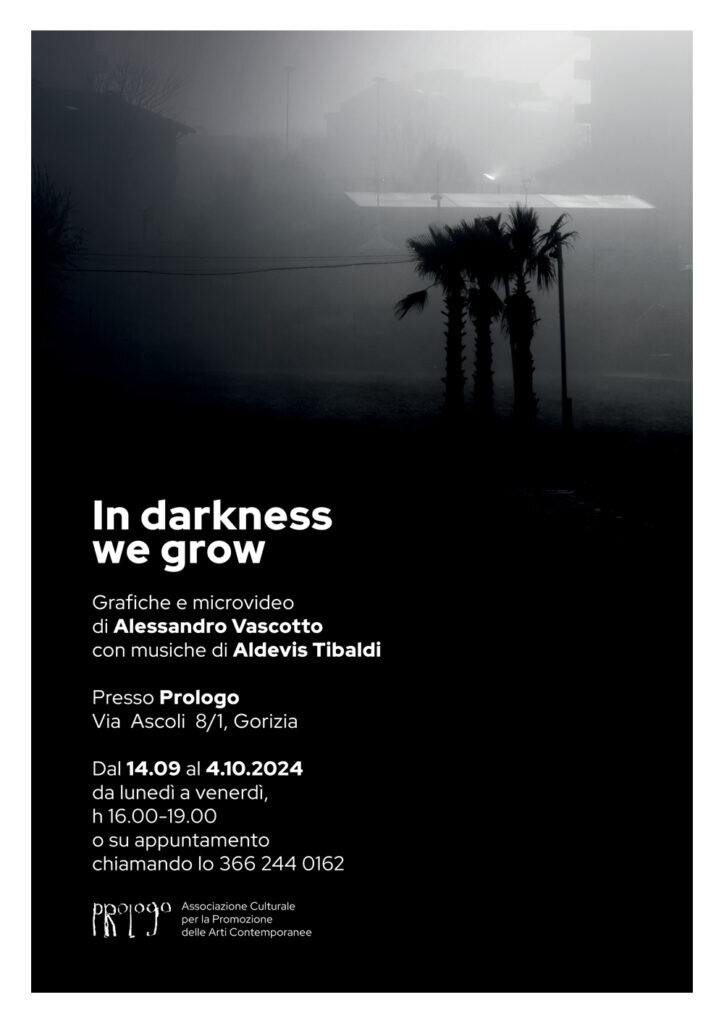 In darkness, we grow. In darkness, we grow.