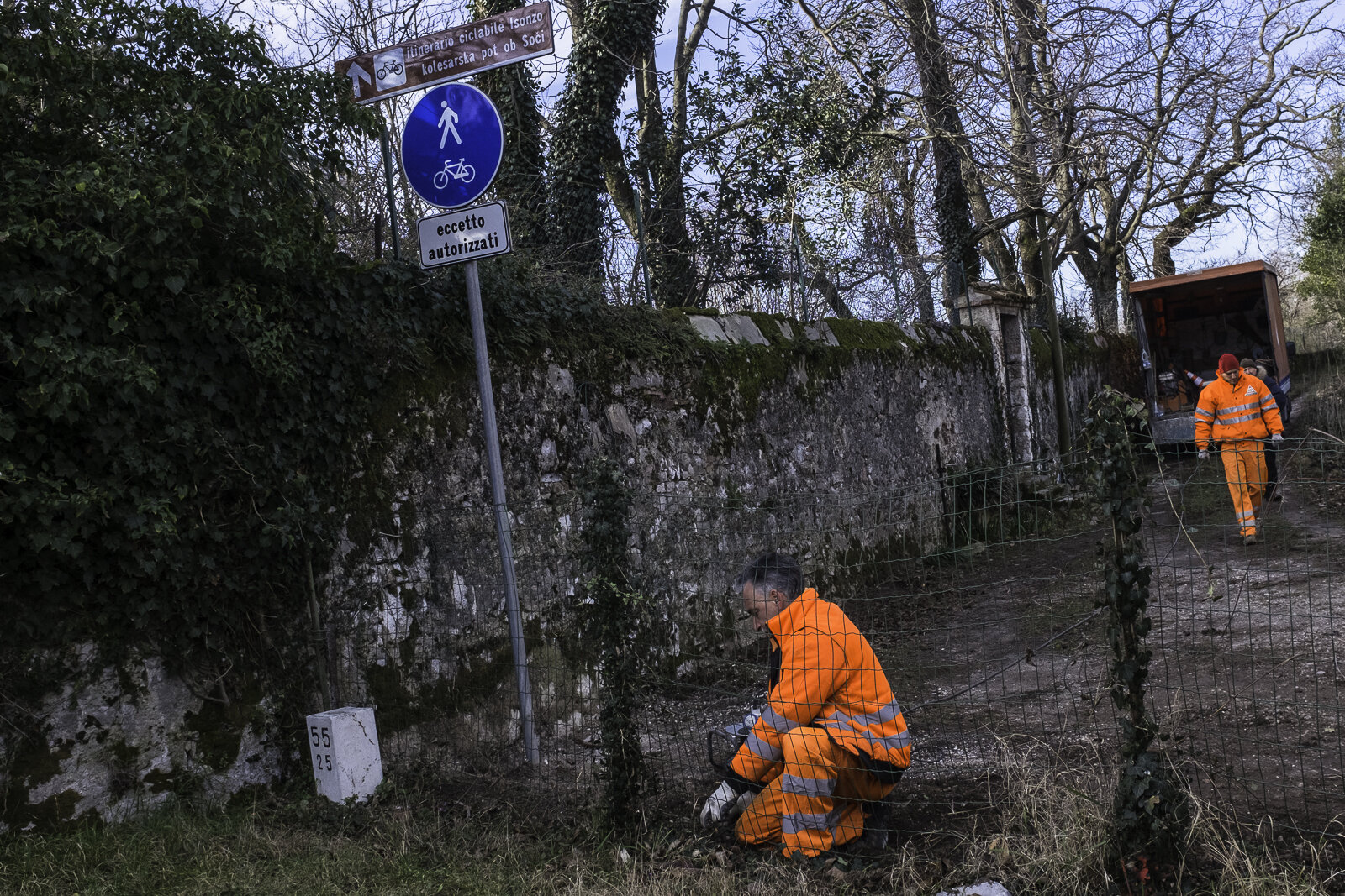 Simboličen pričetek del projekta Isonzo-Soča