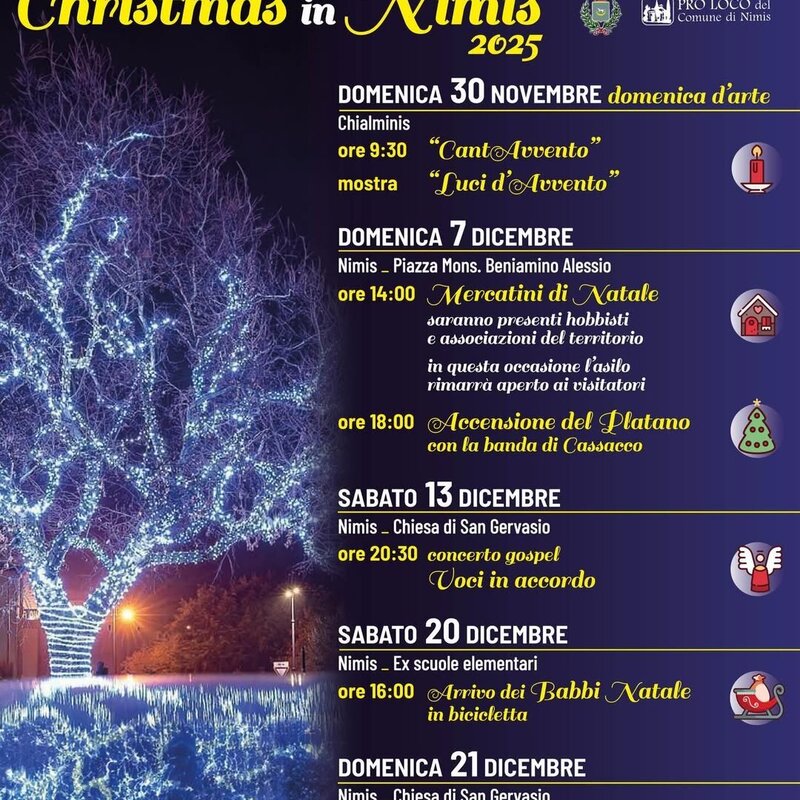 Events - Christmas in Nimis: Christmas Market