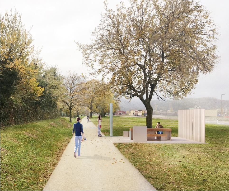 Come sarà la nuova pista ciclopedonale fra Gorizia e Nova Gorica? Lotto 3