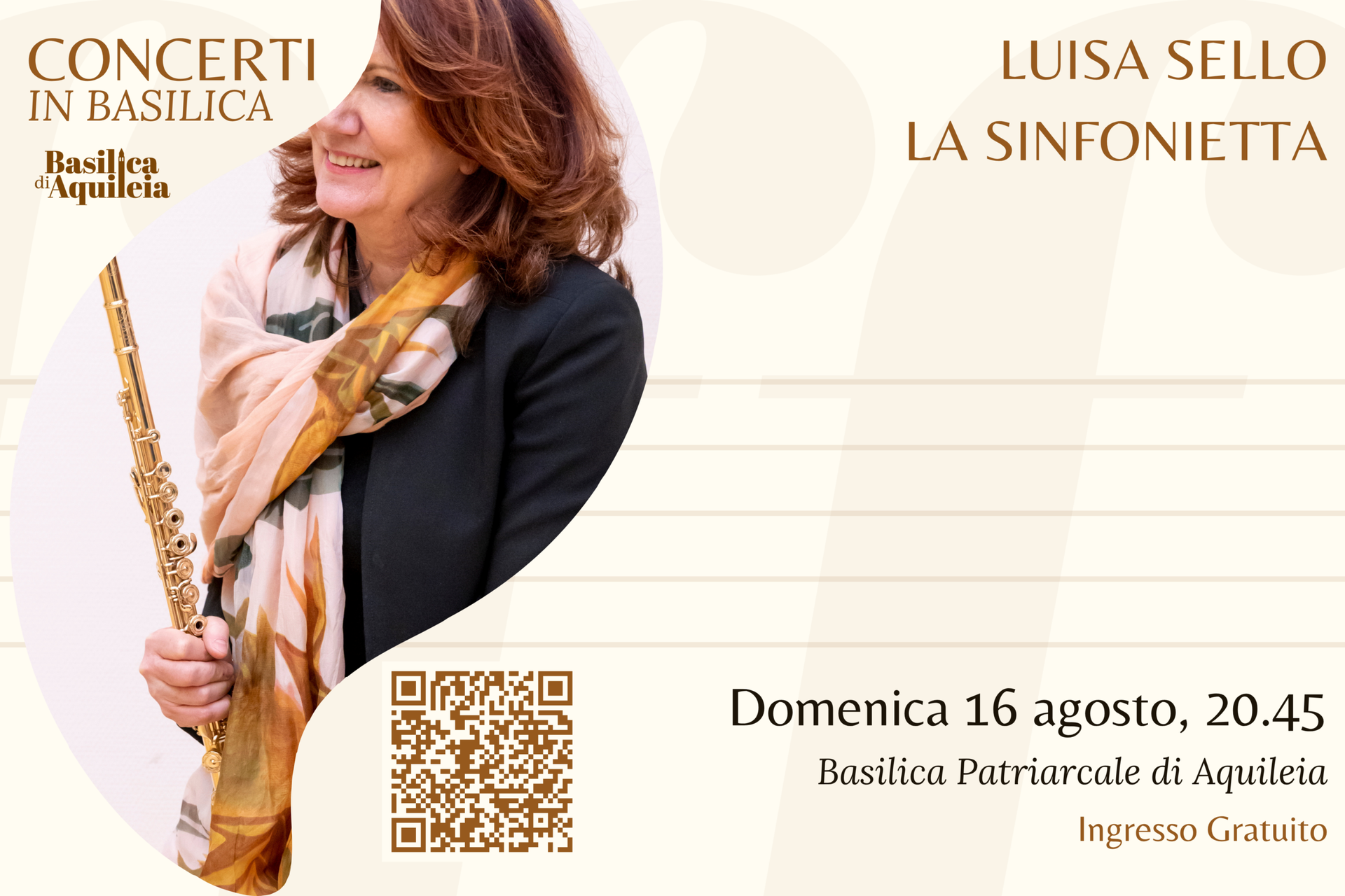 Koncerti v baziliki 2026 – Simfonietta z Luiso Sello