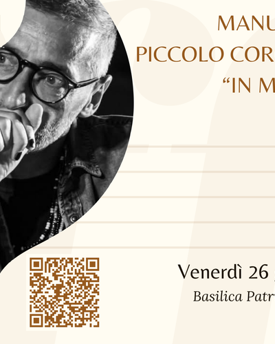 Koncerti v baziliki 2026 – Manuel Buttus in Piccolo Coro Artemia