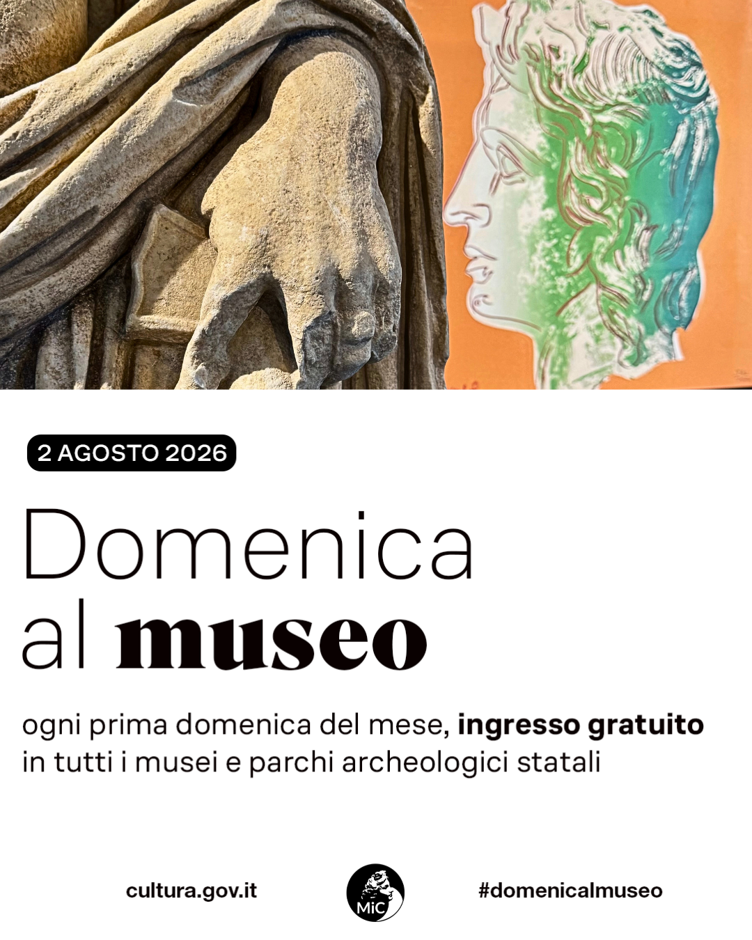 Sunday, August 2 – #domenicalmuseo
