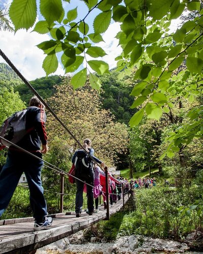 Guided hike on the Soča trail 2/2 | Soča Valley Hiking & Biking Festival
