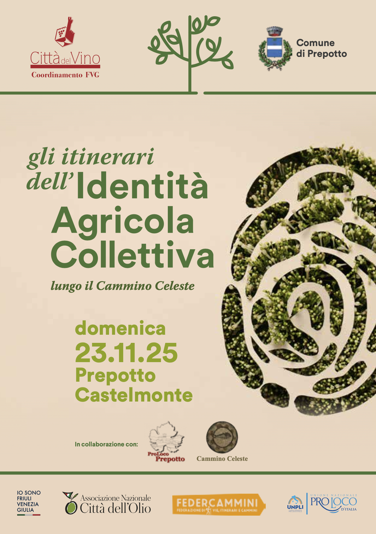 Gli itinerari dell'Identità Agricola Collettiva lungo il Cammino Celeste
