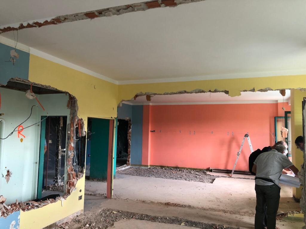 I lavori per la ristrutturazione delle camere nel reparto maternità all’Ospedale generale “Dr. Franca Derganca” sono in pieno sviluppo
