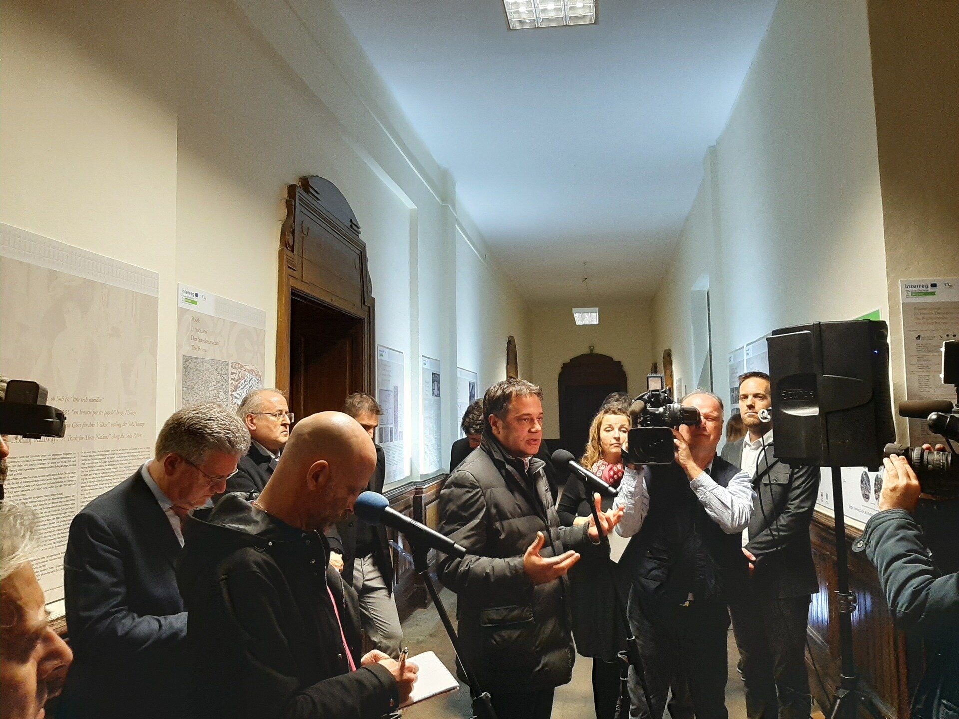 Inauguration of the exhibition The Bohinj / Transalpina Railway: “A Track for Three Nations” along the Soča / Isonzo River Inauguration of the exhibition The Bohinj / Transalpina Railway: “A Track for Three Nations” along the Soča / Isonzo River