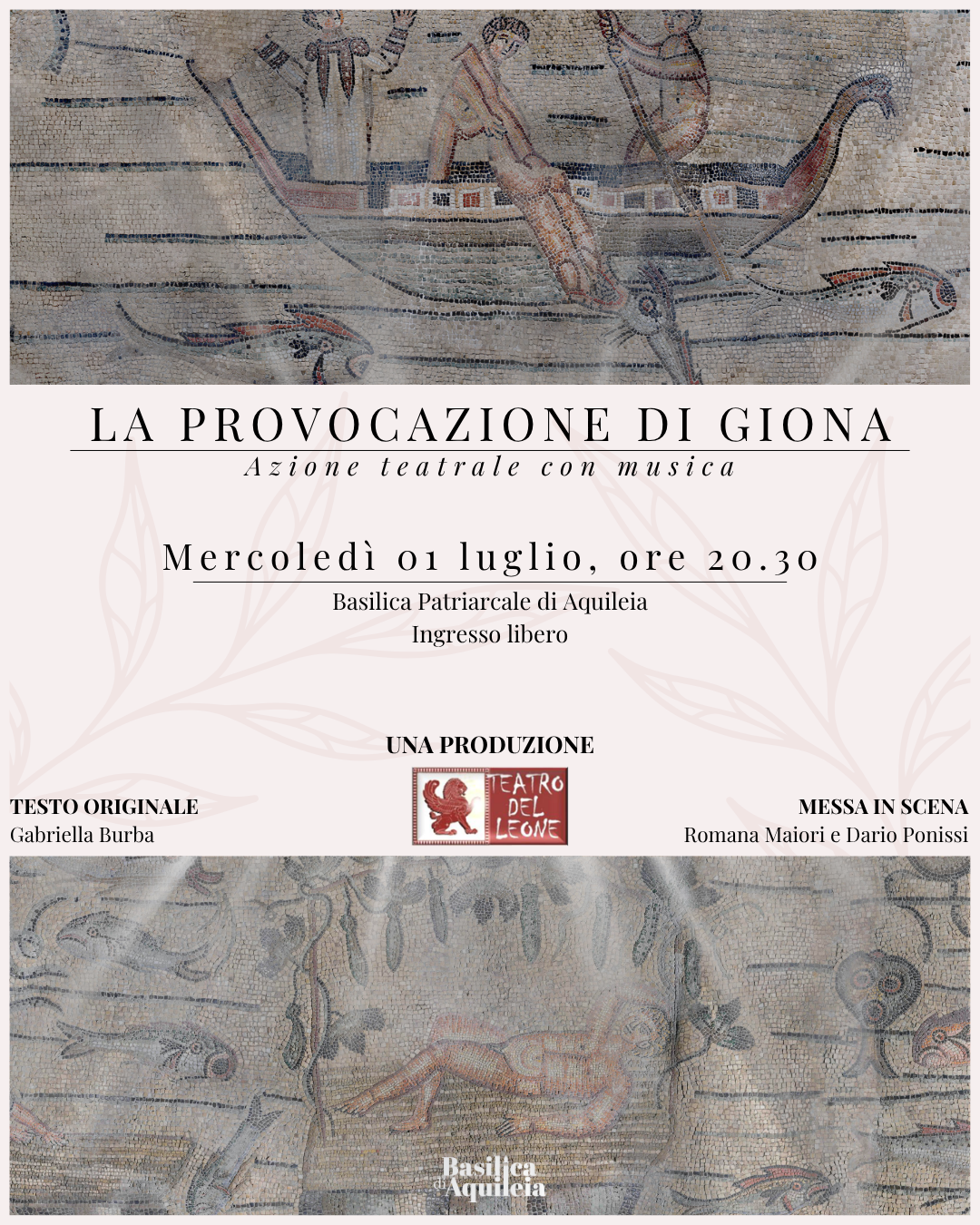 Jonah's Provocation, a show/concert in the Basilica