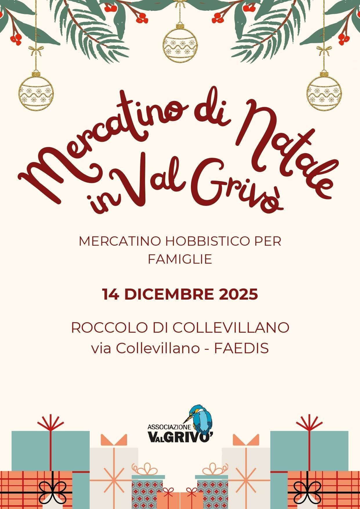 Mercatino di Natale in Val Grivò