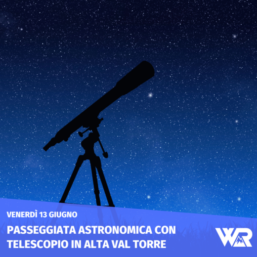 Astronomy Walk with Telescope in the Upper Torre Valley