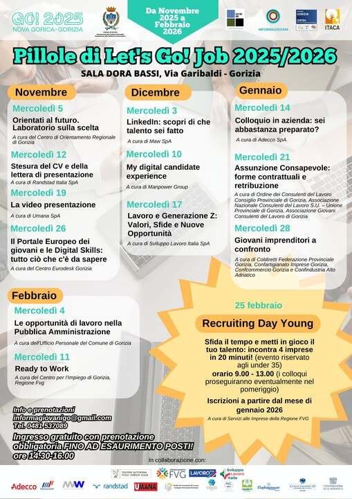 Pillole di Let’s Go! Job 2025/2026