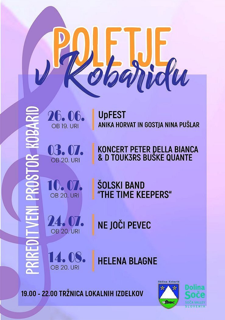 Estate a Kobarid – Concerto "Ne joči, pevec"