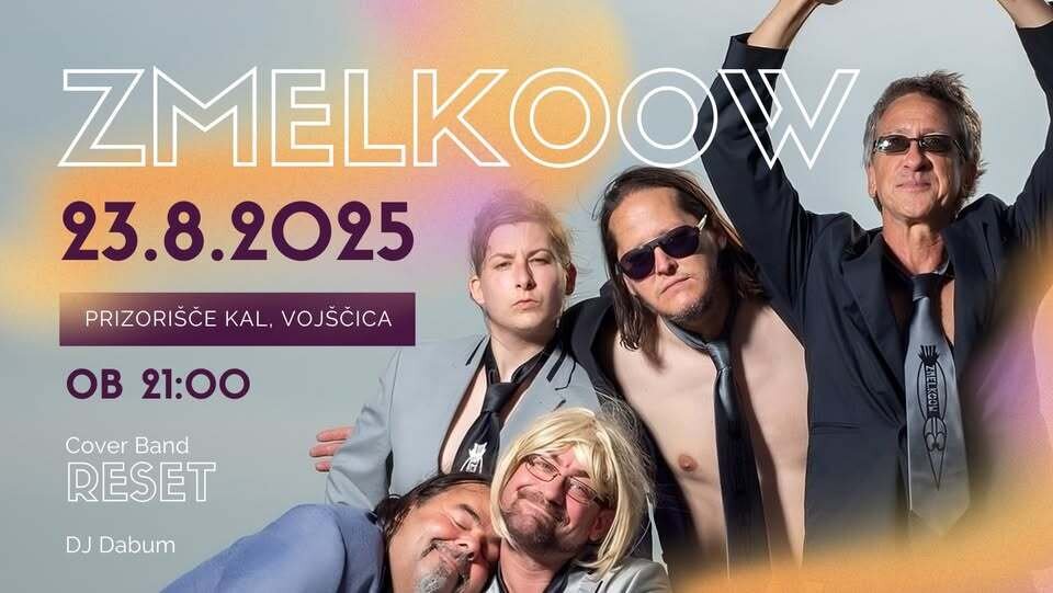 ROCK VOJŠČICA - ZMELKOOW, Cover Band RESET in DJ DABUM