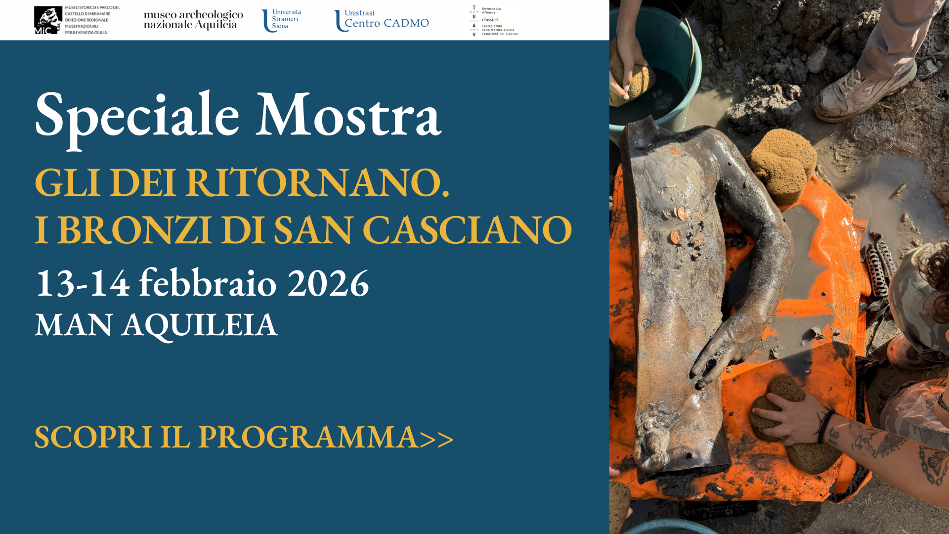 SPECIALE “Gli Dei ritornano. I Bronzi di San Casciano” – 13 e 14 febbraio 2026