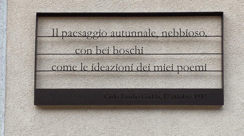 Sui passi di Carlo Emilio Gadda