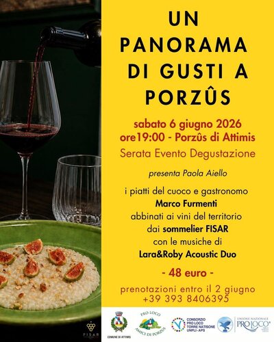 A panorama of flavors in Porzûs/Porčinj