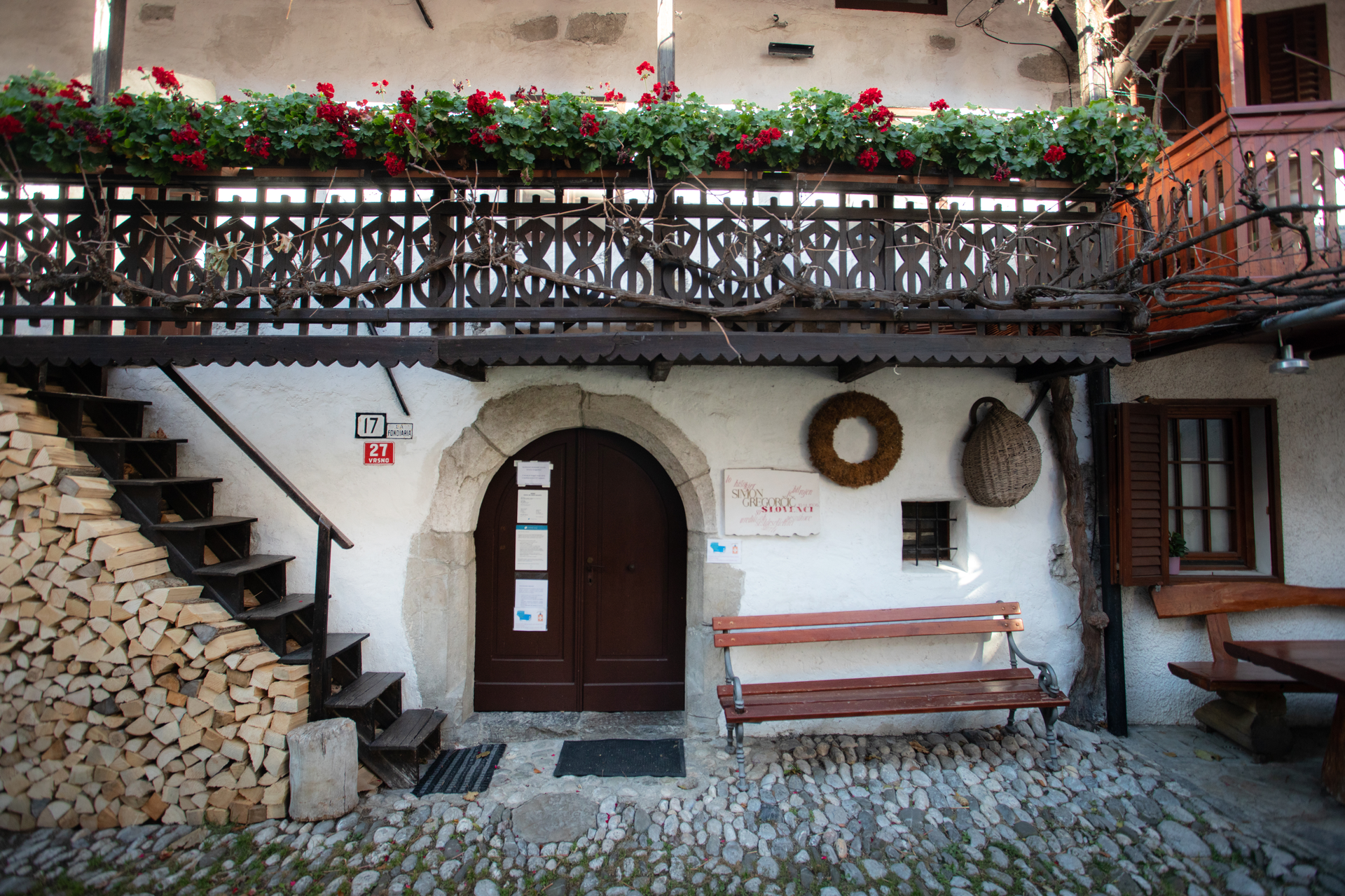 La casa natale di Simon Gregorčič La casa natale di Simon Gregorčič