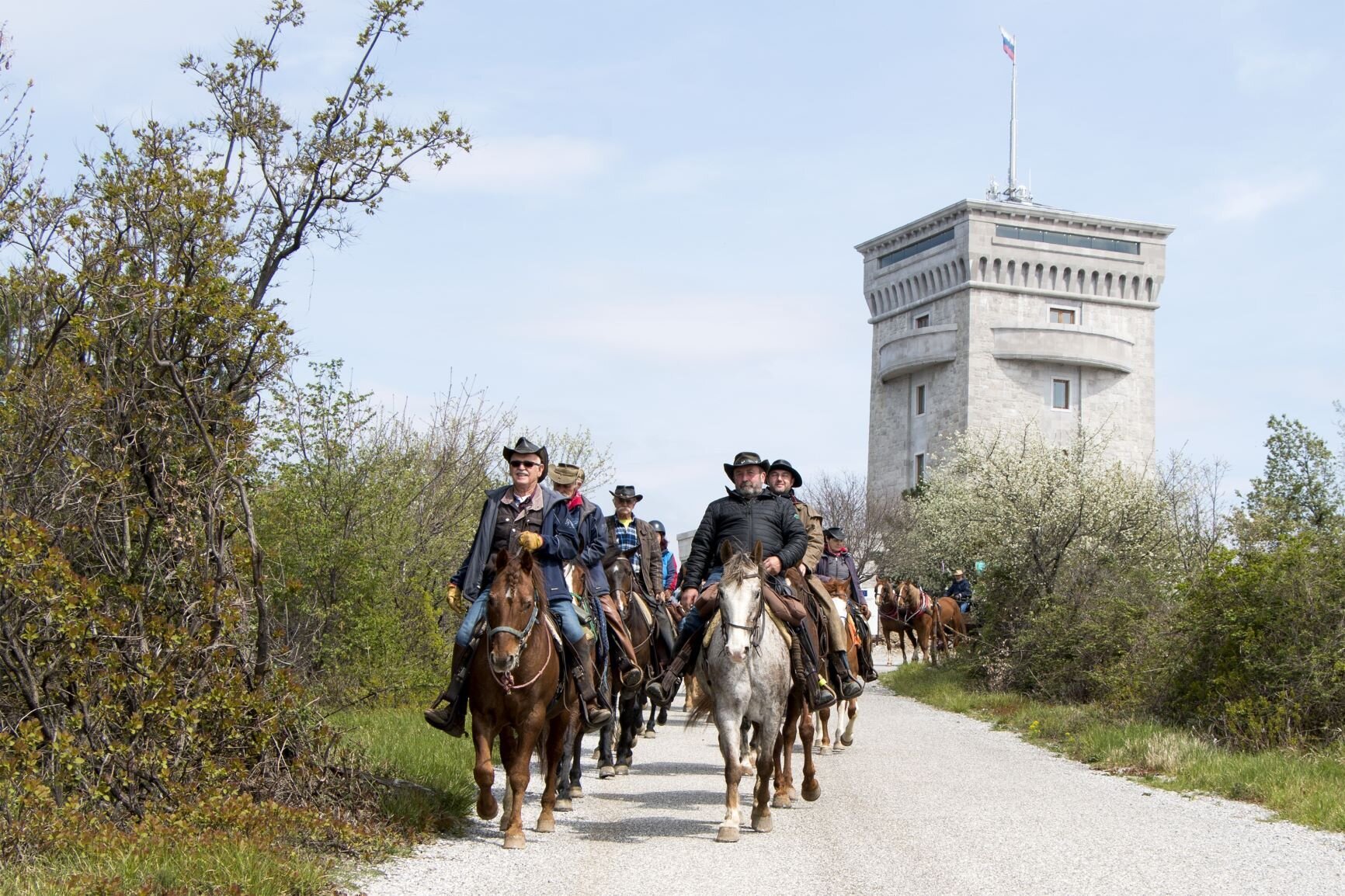 Horseback riding trails in Miren Kras
